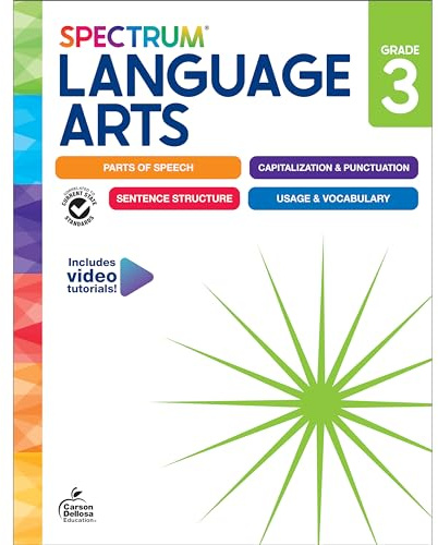 Spectrum Language Arts Workbook, Grade 3