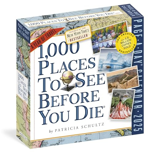 1,000 Places to See Before You Die Page-A-Day® Calendar 2025: A Year of Travel