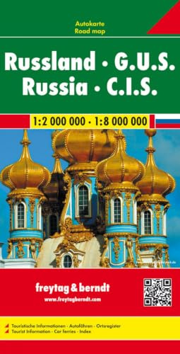 Russia CIS Map (Country Road & Touring)