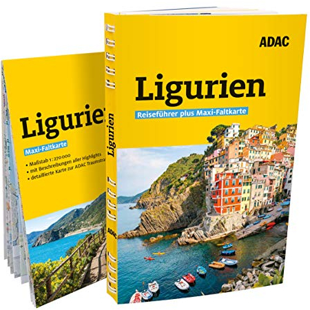 ADAC Reiseführer plus Ligurien: Mit Maxi-Faltkarte und praktischer Spiralbindung