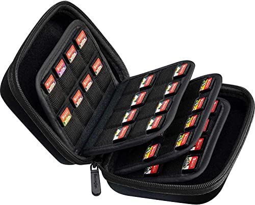 64 Game Card Storage Holder Hard Case for Nintendo 3DS, 2DS and DS - Black
