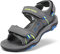 DREAM PAIRS Mädchen Kinder Sandalen Sommer Sportsandalen Sommerschuhe Mode Turnschuhe Offenen Sportliche Sandalen,Size 28,Dunkel/Grau/Neon/Grün/Blau,170891_K