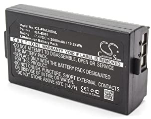 vhbw Akku kompatibel mit Brother PT H300LI | PT-H300, PT-E550W Drucker Kopierer Scanner Etiketten-Drucker (2600 mAh, 7,4 V, Li-Ion)
