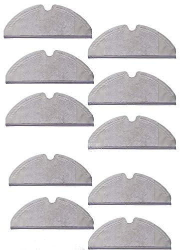 lirr 10 unidades paños de microfibra para mopa Pads para Xiaomi Mi Generación 2 Aspiradora robot