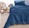 Wohnen & Accessoires GmbH & Co. KG Leinen-Bettwäsche Set Sintra 155x220cm + 80x80cm blau