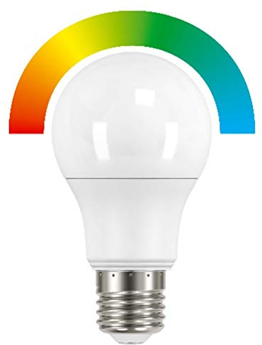 Energizer 9W RGBW Colour Changing E27 GLS LED Opal Bulb ES with Remote Control