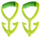 Pankia Grocery Bag Holder Shopping Bag Carrier, Each Handle Holds Up to 80lbs, Hanger with Soft Grip Handle, 2 Pack