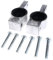 Frankberg 2x Querlenkerlager Vorderachse Kompatibel mit Golf VI Cabriolet 517 2011-2016 A3 8P1 2003-2012 Ca.ddy Alltrack MPV SAB 2015-2022 Leon 1P1 2005-2010 Replace# 1K0199231J