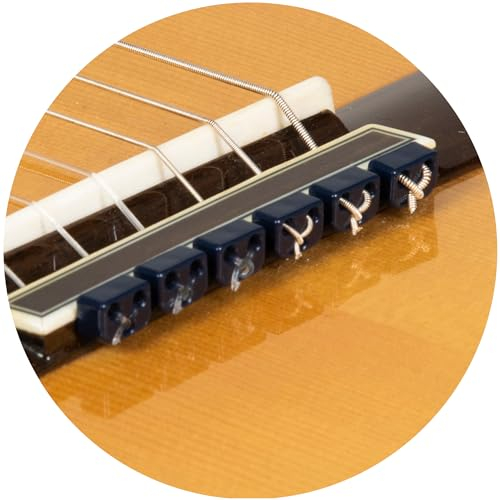 Alba Guitar Beads Blu per Chitarra Acustica Classiche Flamenco Ukulele Mandolino per Corde di Nylon