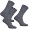 3 Paar Diabetiker Socken ohne Gummibund MEDIC DEO COTTON. Extra Weit Baumwolle Medizin Socken Herren und Damen (47-49, 3 Paar: Graphit)