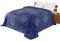 Delindo Lifestyle Tagesdecke Bettüberwurf Serie Dream, für Doppelbett, 220x240 cm, blau gesteppt