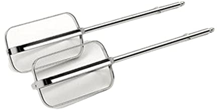 Baoblaze 2Pcs Hand Mixer Beaters Stainless Steel Hand Mixer Whisk Replacement Blender Milk Frother Accessories for Baking Stirring Cream Flour Handheld Egg Beater