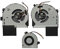 Ventilateur de Refroidissement CPU + GPU + Refroidisseur de disque dur VRAM Compatible pour ASUS ROG STRIX GL703GS GL703GS-DS74 GL703 Laptop Remplacement Ventilateur de refroidissement CPU GPU (3 pcs)
