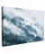 MuchoWow© Bilder 90x60 cm Wohnzimmer Deko Modern Wandbild Foto auf Leinwand Bild Schlafzimmer Room Decor Geschenke Landschaftsbilder - Natur - Winter - Nebel - Wald - Schnee - Kiefer
