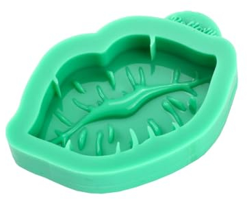 Refloxy Kussmund - Schlüsselanhänger: Niedliche Gießharzform für kleine Anhänger, Key Rings Hochwertige Silikonform für Resin