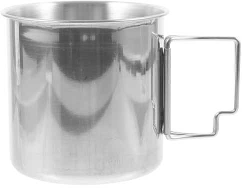 BESPORTBLE Wasserbecher Aus Edelstahl Camp-trinkbecher Campingbecher Aus Metall Reise-trinkbecher Reisekaffeetasse Kaffeebecher Aus Edelstahl Tassen Rostfreier Stahl Reisen Falten Einstellen