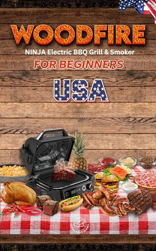 WOODFIRE: Discover the Ninja Woodfire Electric Pellet Smoker, a versatile outdoor BBQ, grilling, baking, dehydrating, smoking, air frying, and roasting sensation in US Measurements.