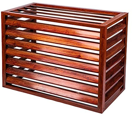 Outdoor-Klimaanlagenabdeckung, Sichtschutzzaun, Allwetterschutz, Diebstahlschutz, stabile Aluminium-AC-Abdeckung, Rollladen-Belüftungsschutz, versteckter Klimaanlagenständer, Schutzhülle