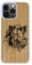 Enowood Coque en Bois de téléphone Iphone Artisanale Blanc - Sanglier 2 - Iphone 11 Pro - Frêne