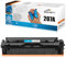 Starlet24 207A Toner Cyan Kompatibel für HP 207A W2211A Toner für Color Laserjet Pro MFP M282nw M255dw M283fdn M283 M282 M255 Mit Chip (1 Pack)