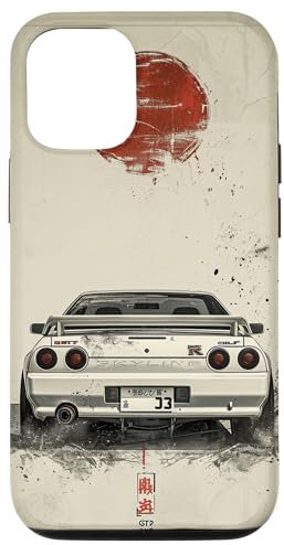 Hülle für iPhone 12/12 Pro JDM Legendary Gt R 32 Skyline im Vintage-Look