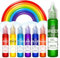 Lebensmittelfarbe Gel - Regenbogen Farben Gel Lebensmittel Farben für Kuchen, Backen, Kekse, Macaron - Zuckerfrei Konzentrierte Farbe Food Coloring für Tortendeko, Getränken, Osterei, Slime - je 15g