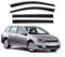 PREZ 4 Stück Windabweiser Regenabweiser für VW Golf 7 Variant 2014-2019, Vorn Hinten Autofenster Seitenfensterabweiser Schutz vor Wind und Regen