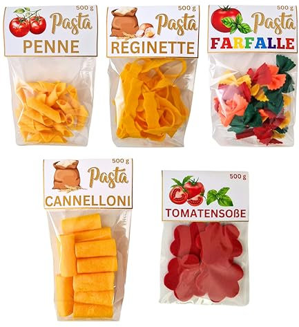 Filz Nudeln Kinderküche Handgemacht Filz Pasta Filz Lebensmittel Spielzeug Lebensmittel Zubehör für Spielküche Zubehör für Kaufladen Spielzeug Essen Kinder Kochen Lebensmittel Spielsachen Handmade