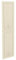 Country Shaker Kitchen Larder Door, (H) 97.6 x (W) 49.7 x (D) 1.8cm - Cream (Pair)