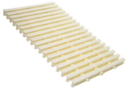 Rejilla De Drenaje For Desbordamiento De Piscina,Rejilla De Canalón De Carretera Flexible Empalmable,Cubierta De Rejilla Actividad Con Textura Rombos,For Pasillos Y Cercas De Patio(15x 100CM,12 pieces