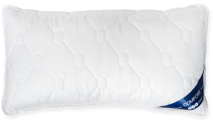EVE wonderful sleeping Faser Kopfkissen Comfort 100% Microfaser, Füllung aus 3D Soft-Polyesterfaser | optimale Unterstützung für Kopf und Nacken bei hoher Weichheit