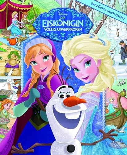 Die Eiskönigin, Olaf und seine Freunde - Verrückte Such-Bilder, Hardcover-Wimmelbuch