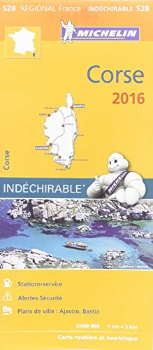 Corse 17528 Carte Michelin kaart 2016