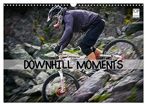 Downhill Moments (Wandkalender 2025 DIN A3 quer), CALVENDO Monatskalender: Downhill...Bergabfahrt extrem (CALVENDO Sport)