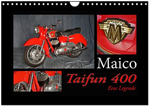 Maico Taifun 400 - Eine Legende (Wandkalender 2026 DIN A4 quer), CALVENDO Monatskalender: Ein Wirbelwind aus den 50er Jahren (CALVENDO Mobilitaet)
