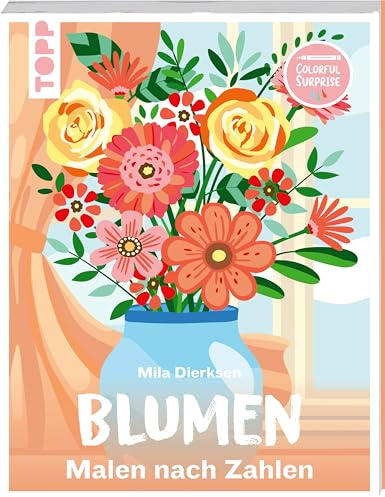 Colorful Surprise - Blumen: Malen nach Zahlen