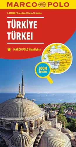 MARCO POLO Kontinentalkarte Türkei 1:800.000: Marco Polo Highlights. Zoom-System (MARCO POLO Länderkarte)