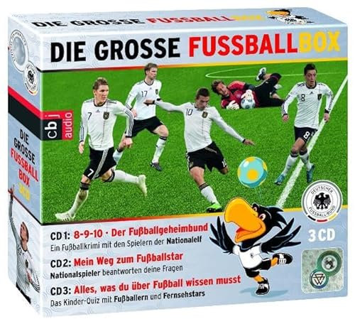 Die große Fußball-Box: 8-9-10 - Der Fußballgeheimbund; Mein Weg zum Fußballstar, Alles, was du über Fußball wissen musst
