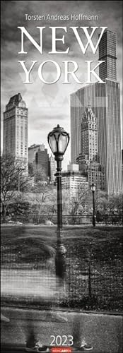 New York XXL Kalender 2023. Reise-Kalender mit 12 atemberaubenden Fotografien gigantischer Häuserschluchten und Wolkenkratzern. Langer Wandkalender 2023 XXL. 34x98 cm. Querformat.