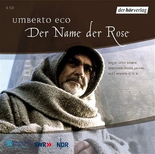 Der Name der Rose: Gesamtausgabe. Hörspiel. Produktion: Bayerischer Rundfunk /Südwestfunk (heute Südwestrundfunk) /Norddeutscher Rundfunk 1986
