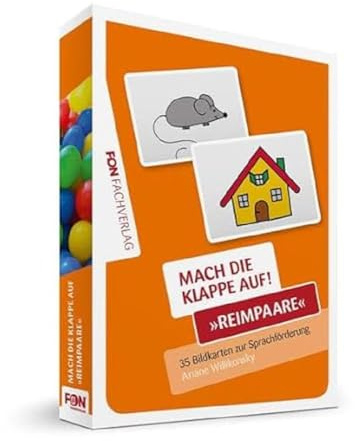Mach die Klappe auf - Reimwörter: Bildkarten zur Sprachförderung
