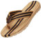 Infradito Uomo Donna Sandali Flip Flops Pantofole Ciabatte da Mare per Spiaggia e Piscina Estate Scarpe da Casa, Marrone, 43 EU