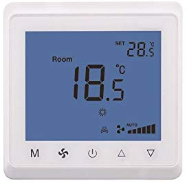 Termostato ambiente ad Incasso per riscaldamento CONDIZIONATA Termoventilatore T905
