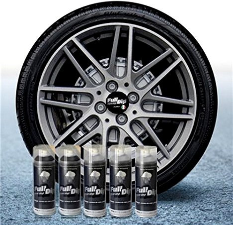 Sophisticauto Lot de 5 Full Dip Argent chromé métallisé mat