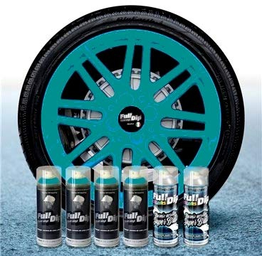 Sophisticauto 6 Stück Full Dip Blau Kingsley Glänzend Sprüfolie
