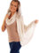 DOLCE ABBRACCIO by RiemTEX ® Schal Damen PRIMA DONNA Stola Tuch aus Wildseide in sanftem Elfenbein Tücher in 31 Unifarben Halstücher Seidentuch Schals Damen Halstuch Seidenschal (Elfenbein)