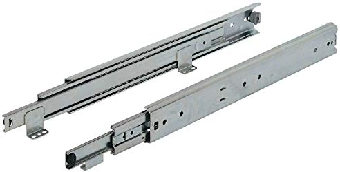 Gedotec Schubladenschienen Vollauszug 300 mm Kugelführung ACCURIDE 5517-60 | Schienen Tragkraft bis 60 kg | Teleskopschiene für aufliegende Montage | 1 Paar - Schwerlast-Auszüge für Küchen-Schränke