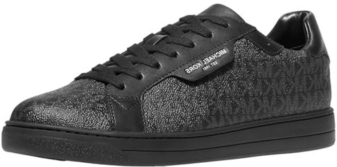 Michael Kors Baskets à lacets Keating pour femme, noir, 38.5 EU