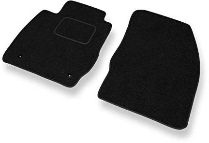 Mossa - Fußmatten Auto kompatibel mit Ford Fiesta VI (2008-2012) - schwarz Automatten Autoteppiche 2