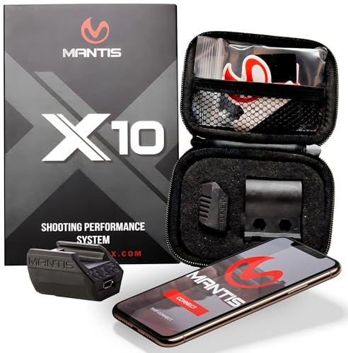 Mantis X10 Elite Shooting Performance System |Dry Fire Training System | Works with 9mm & Any Other Firearm | Score & Analyze Every Shot with Free App | Shooting Practice at Home
